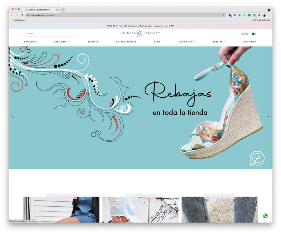 Tienda en Línea | Chinese Laundry México